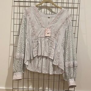 Free People Boogie All Night Blouse